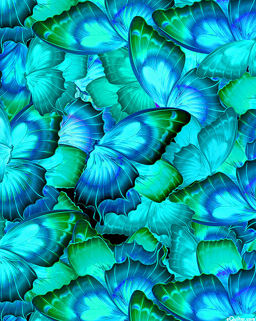Cosmic Butterfly - Butterfly Migration - Azure - DIGITAL