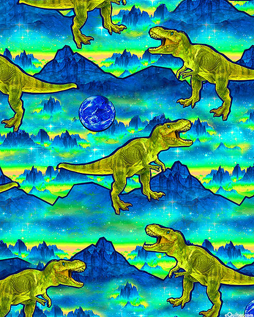 Dinosaur Planet - T-Rex World - Royal Blue - DIGITAL