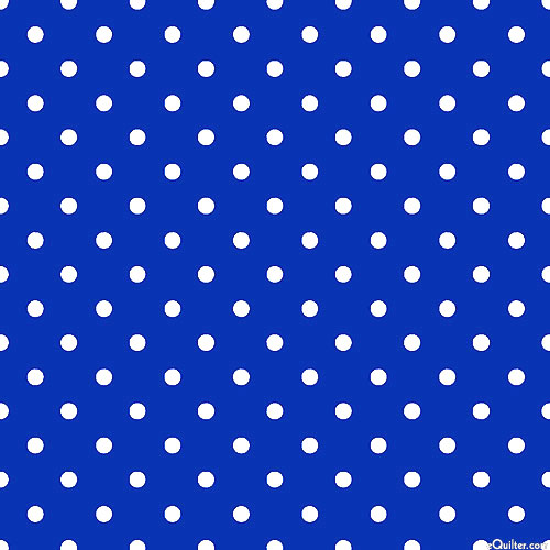 Dotty - Polka Dots - Lapis Blue