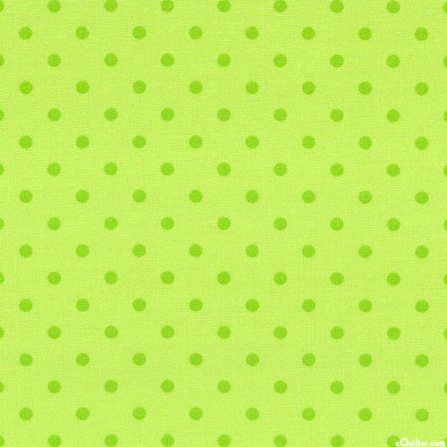 Polka Dot Basic - Retro Polka Dots - Lime Green