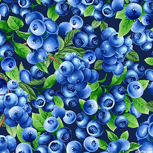 Blueberry Delight - Berry Pickin' - Sapphire Blue - DIGITAL