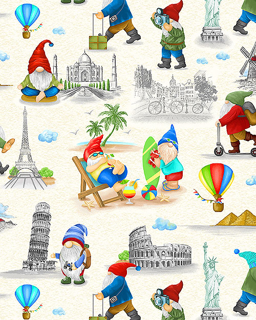 Mobile Gnomes - Globe Roaming - Eggshell - DIGITAL
