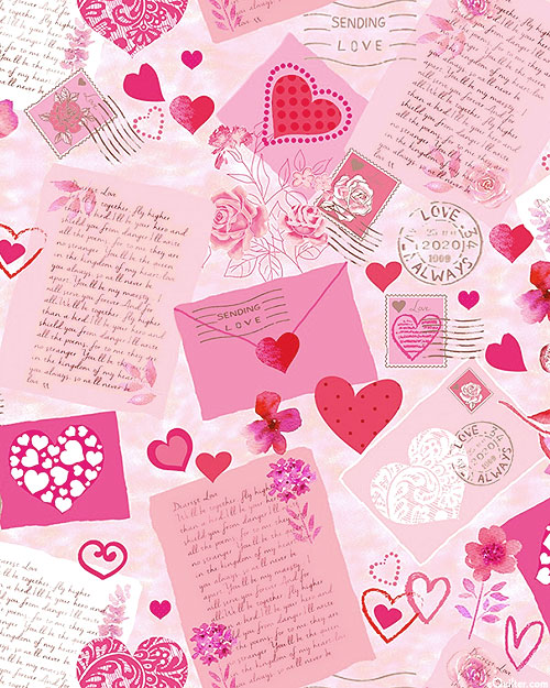 Gnome One Like You! - St Valentine Love Letter - Pastel Pink