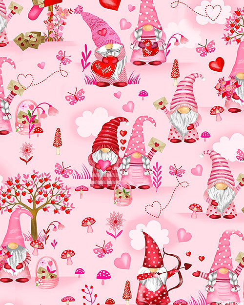 Gnome One Like You! - Valentine Gnomes - Pastel Pink