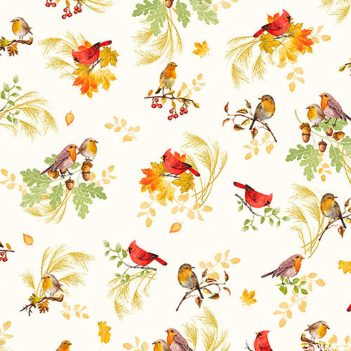 Gather With A Grateful Heart - Precious Perch - White