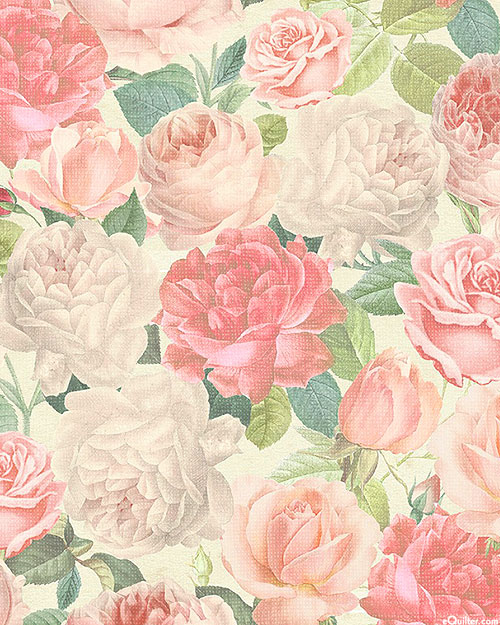 Jardin - Packed Roses - Natural Beige - DIGITAL
