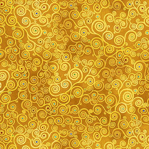 Cleo - Golden Swirls - English Toffee/Gold