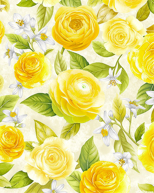 Lemon Bouquet - Floral Bouquets - Buttercreme Beige - DIGITAL