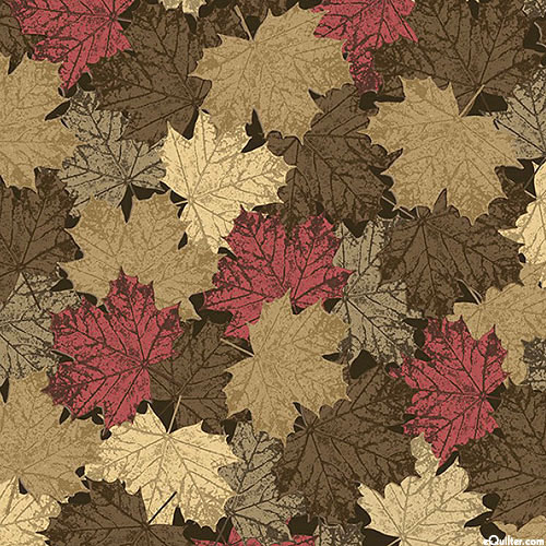 The Great Outdoors - Packed Leaves - Oak Brown