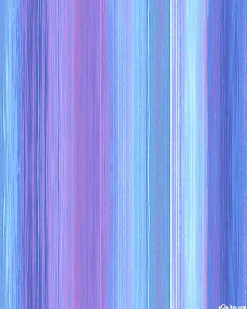 Pansy Paradise - Cotton Candy Stripe - Periwinkle - DIGITAL
