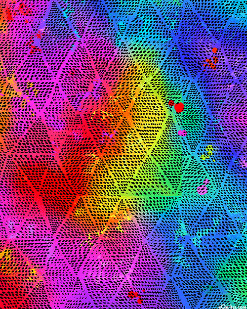 Prism - Bright Geo Kite Shape - Multi - DIGITAL