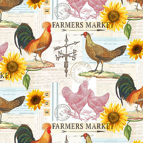 Spring Chicken - Farmer's Market Chickens - Ivory - DIGITAL