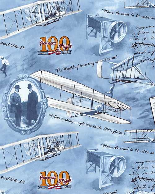 Wright Flyer Centennial - Powder Blue - 58" WIDE