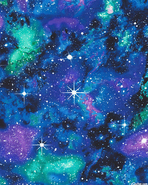 Space - Galaxy - Cobalt Blue