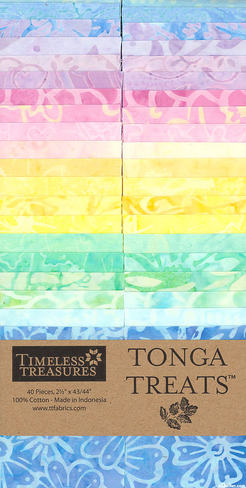 Tonga Treats - Pixie Batiks - 2 1/2" Strips
