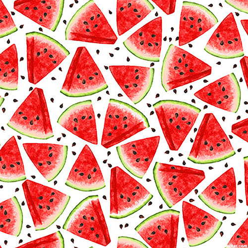 Watermelon Party - Triangle Slices - Candy White - DIGITAL