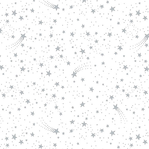 Wish & Wonder - Tiny Allover Stars - White - DIGITAL