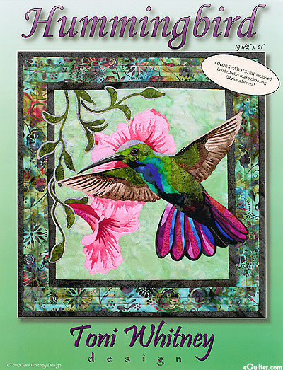 Hummingbird - Appliqué Pattern by Toni Whitney Design