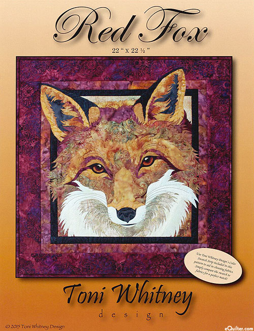 Red Fox - Appliqué Pattern by Toni Whitney Design