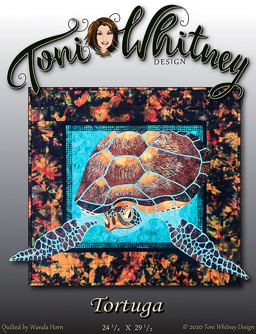 Tortuga - Appliqué Pattern by Toni Whitney Design