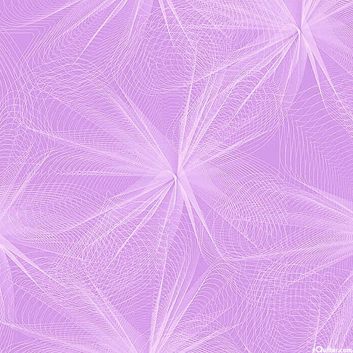 Blender Collection - Printed Faux-Tulle - Lilac Purple