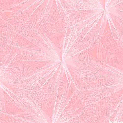 Blender Collection - Printed Faux-Tulle - Retro Pink