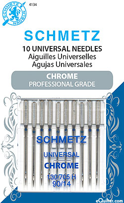 Schmetz Chrome Universal Machine Needles - Size 90/14