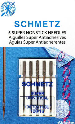 Schmetz Super Nonstick Machine Needles - Size 100/16