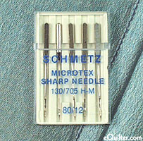 Schmetz Microtex Sharp Machine Needles - Size 80/12