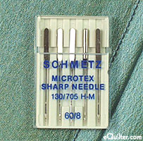 Schmetz Microtex Sharp Machine Needles - Size 60/8