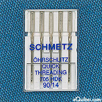 Schmetz Quick Threading Machine Needles - Size 90/14