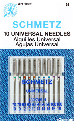 Schmetz Universal Machine Needles - Assorted Pack - 4 Sizes