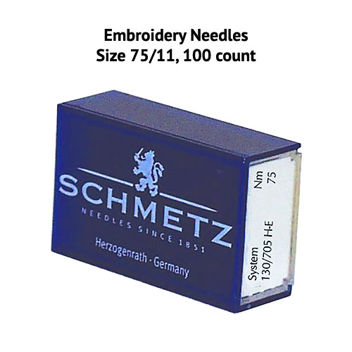 Schmetz Bulk Embroidery Machine Needles - Size 75/11