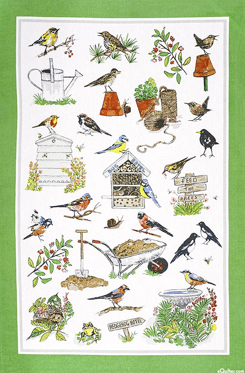 Garden Birds - Tea Towel