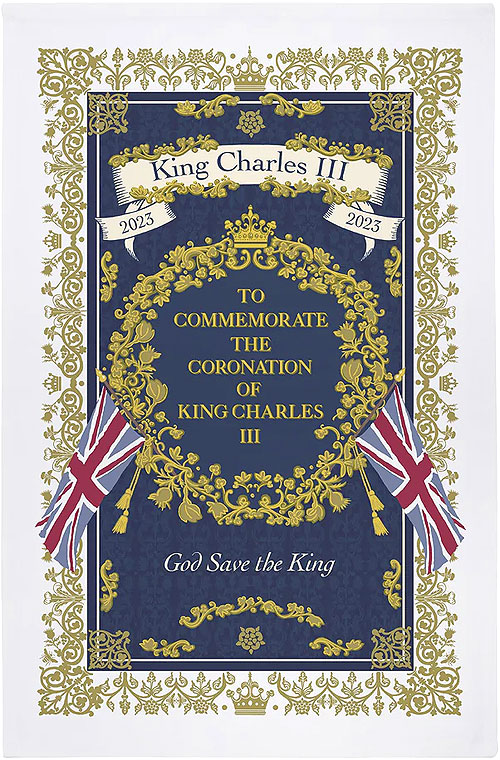 Coronation Commemorative - King Charles III - Tea Towel