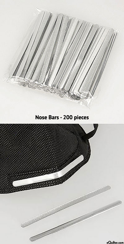 200 Face Mask Nose Bars - Fusible Backing