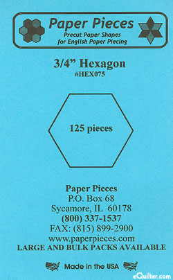 Hexagon Paper Pieces