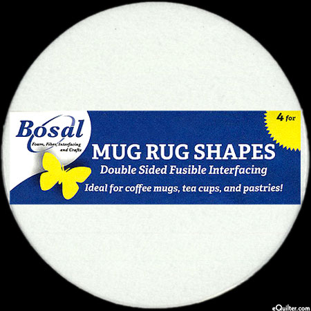 Mug Rugs - 8" Round Double-Sided Fusible Interfacing Circles