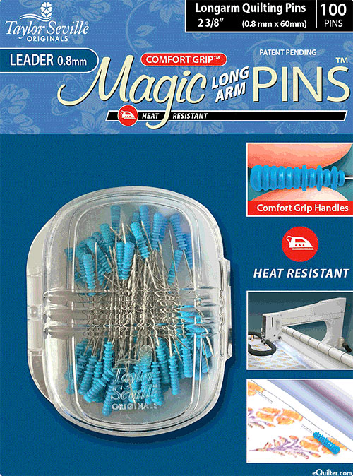 Magic Long Arm Pins - 100 Count
