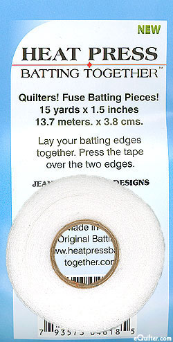eQuilter Hobbs Heirloom FUSIBLE Batting - Cotton/Poly - Crib 45 x 60