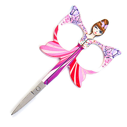 Angel Embroidery Scissors - Pink