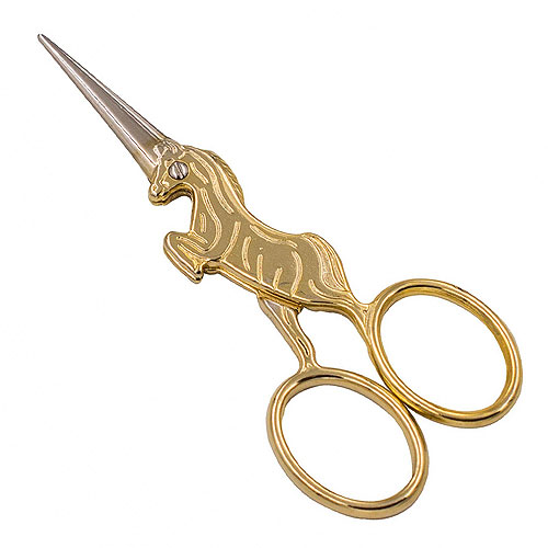 Unicorn Embroidery Scissors - Gold