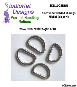 Welded D-rings - Nickel