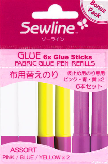 eQuilter Sewline Fabric Glue Pen Refills - Assortment
