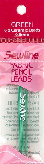 Sewline Fabric Pencil Refill Ceramic Leads - Green