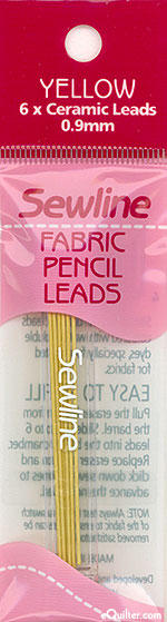 Sewline Fabric Pencil Refill Ceramic Leads - Yellow