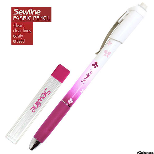  Sewline Mechanical Fabric Pencil Lead Refill, White