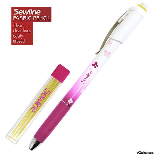 Sewline Fabric Pencil - Yellow Ceramic Lead