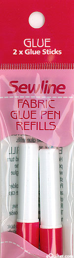 Sewline Fabric Glue Pen Refills - Blue - 2 Pack