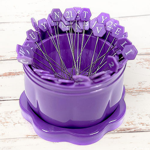 Magnetic Pin Cup Large - Purple